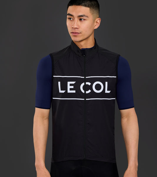 Le Col | Sport Logo Gilet 防風背心 黑