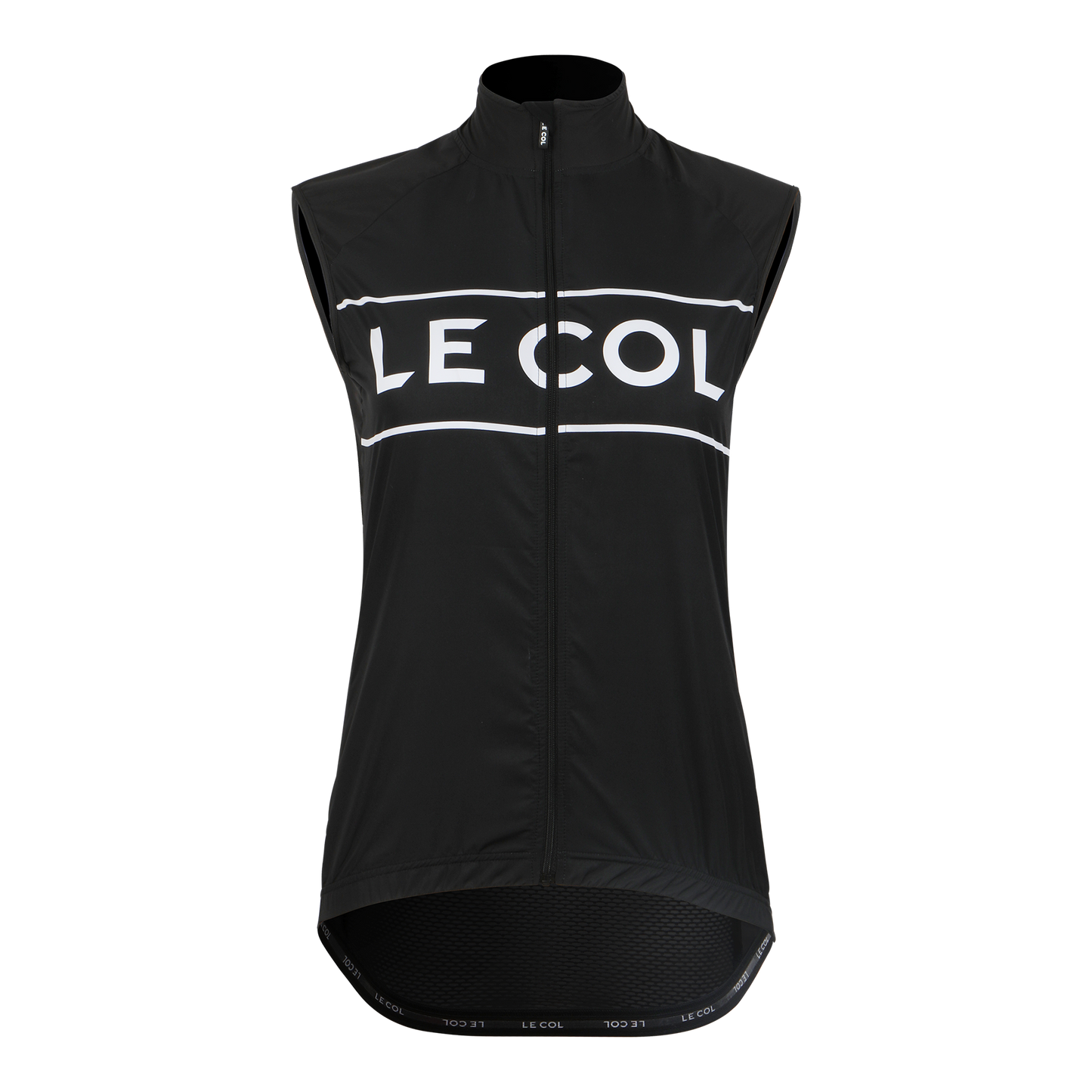 Le Col | Womens Sport Logo Gilet 防風背心 黑