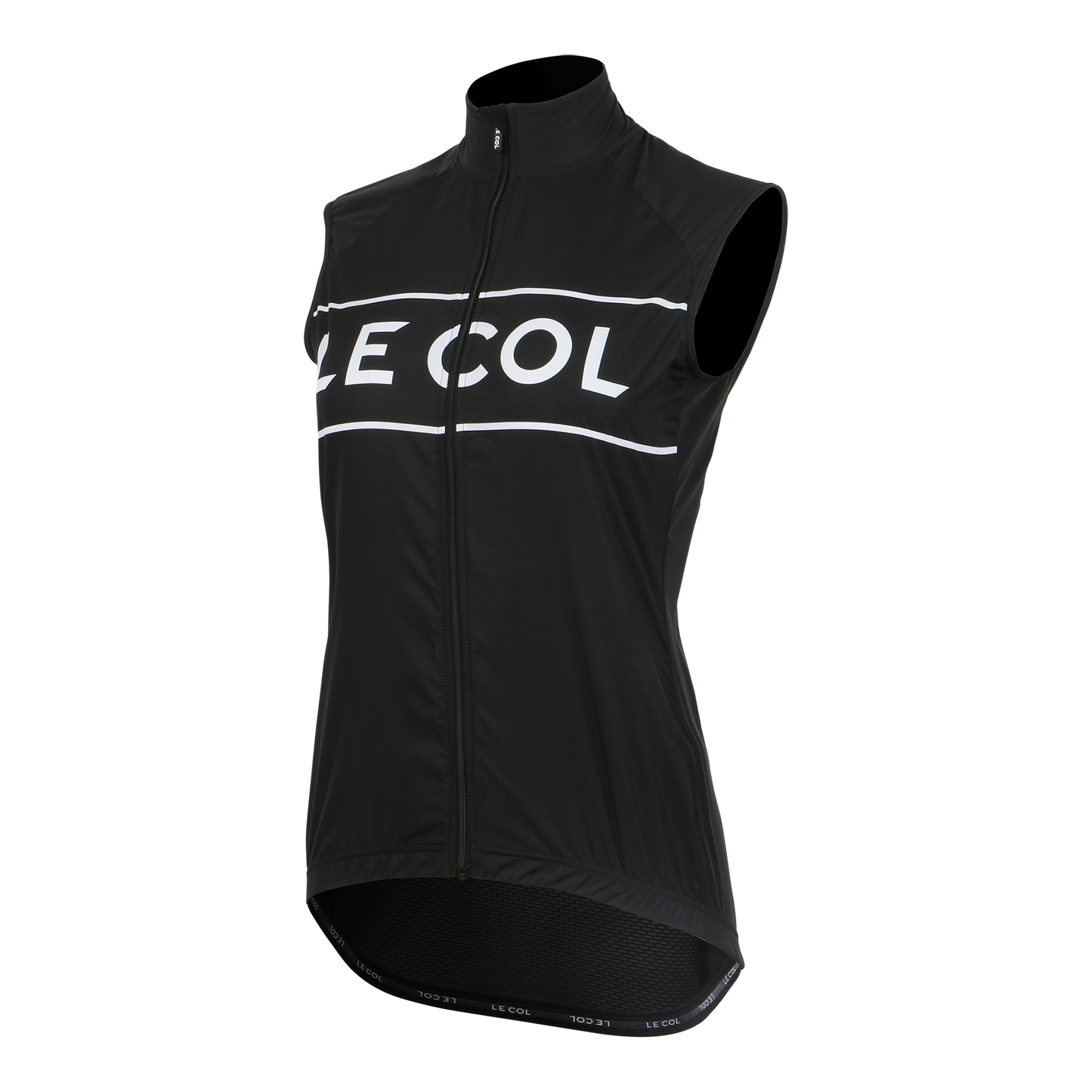 Le Col | Womens Sport Logo Gilet 防風背心 黑